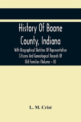 History Of Boone County, Indiana