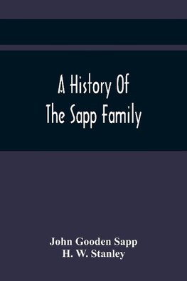 A History Of The Sapp Family