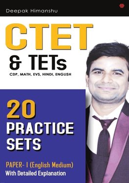 CTET & TETs (CDP, Maths, EVS, Hindi, English) - 20 Practice Sets