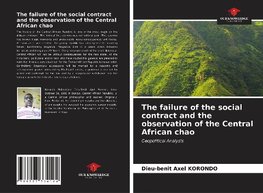 The failure of the social contract and the observation of the Central African chao