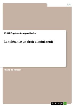 La tolérance en droit administratif