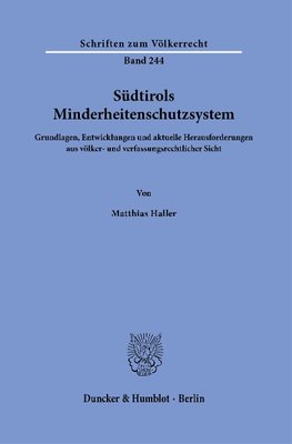 Südtirols Minderheitenschutzsystem.