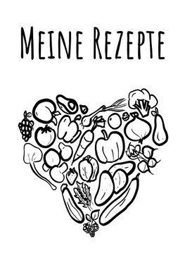 Meine Rezepte Ringbuch A4