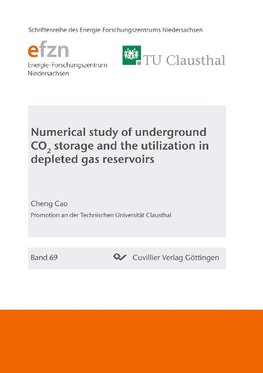 Numerical study of underground CO2 storage and the utilization in depleted gas reservoirs