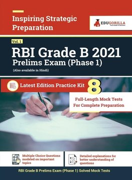 RBI Grade B Prelims Exam (Phase 1) Vol -1 2021 | Preparation Kit of 8 Full-length Mock Test