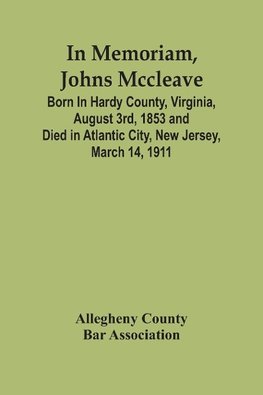 In Memoriam, Johns Mccleave