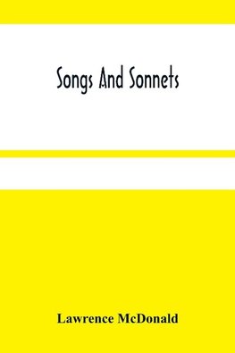 Songs And Sonnets