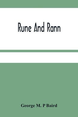 Rune And Rann