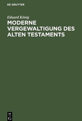 Moderne Vergewaltigung des Alten Testaments