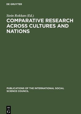 Comparative Research across Cultures and Nations