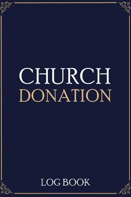 Church Donation Log Book