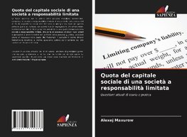 Quota del capitale sociale di una società a responsabilità limitata