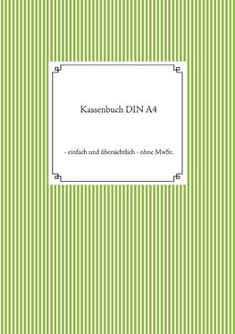 Kassenbuch DIN A4