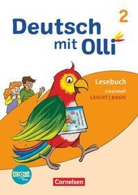 Deutsch mit Olli Lesen 2-4 2. Schuljahr. Arbeitsheft Leicht / Basis