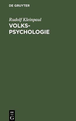 Volkspsychologie