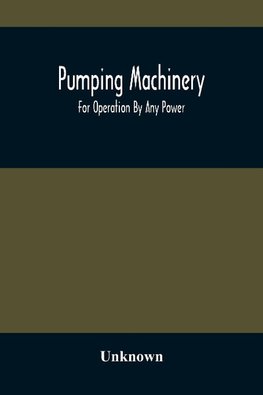 Pumping Machinery