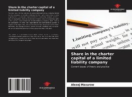 Share in the charter capital of a limited liability company