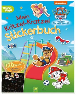 PAW Patrol Mein Kritzel Kratzel Stickerbuch