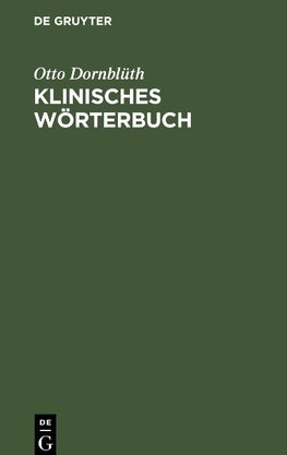 Klinisches Wörterbuch