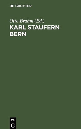 Karl Staufern Bern