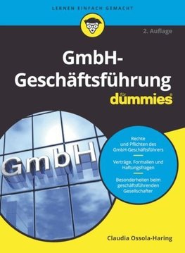 GmbH-Geschäftsführung für Dummies