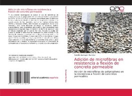 Adición de microfibras en resistencia a flexión de concreto permeable