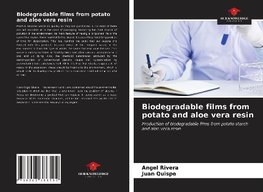 Biodegradable films from potato and aloe vera resin