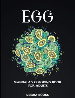 Egg Mandala´s Coloring Book for Adults