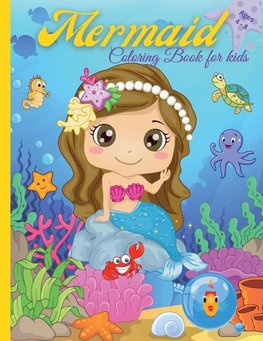 Mermaid Coloring Book For Kids