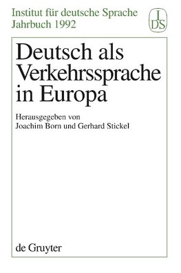 Deutsch als Verkehrssprache in Europa