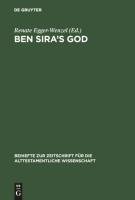 Ben Sira's God