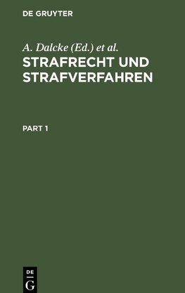 Strafrecht und Strafverfahren