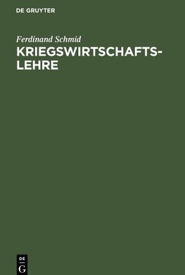 Kriegswirtschaftslehre