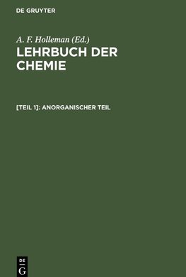 Lehrbuch der Chemie, [Teil 1], Anorganischer Teil