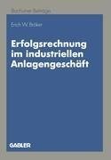 Erfolgsrechnung im industriellen Anlagengeschäft