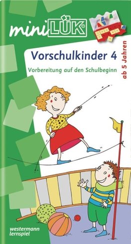 miniLÜK. Vorschulkinder 4