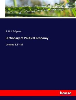 Dictionary of Political Economy