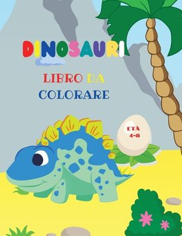 Dinosauri libro da colorare