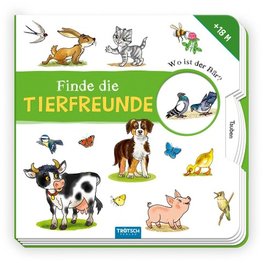 Pappbilderbuch Finde die Tierfreunde