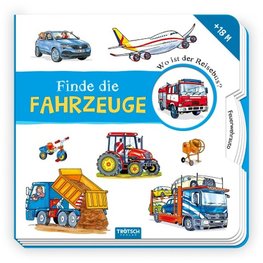 Pappbilderbuch Finde die Fahrzeuge