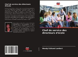 Chef de service des directeurs d'école