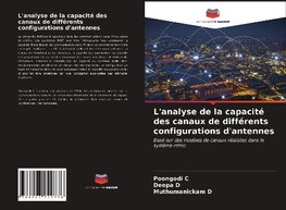 L'analyse de la capacité des canaux de différents configurations d'antennes