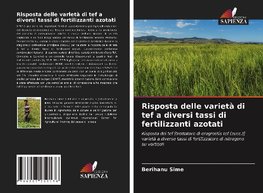 Risposta delle varietà di tef a diversi tassi di fertilizzanti azotati