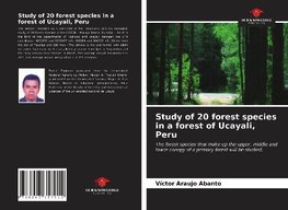 Study of 20 forest species in a forest of Ucayali, Peru