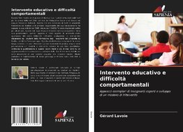 Intervento educativo e difficoltà comportamentali