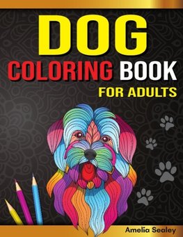 Dog Coloring Book for Adults