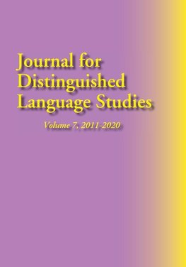 Journal for Distinguished Language Studies, Vol. 7, 2011-2020