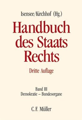 Handbuch des Staatsrechts 3