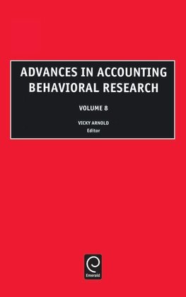 Advances in Accounting Behavioral Research