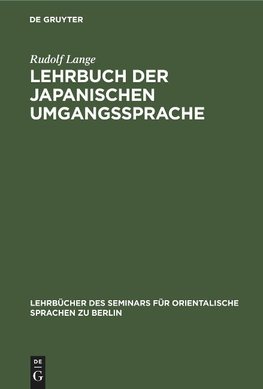 Lehrbuch der japanischen Umgangssprache